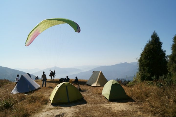 Paragliding and Highland Camping