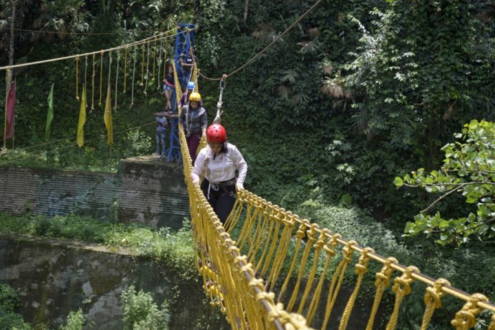 rope challenge course in Gangtok